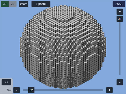 Minecraft Large Circle Chart