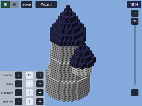 Plotz Minecraft Wizard Tower Generator